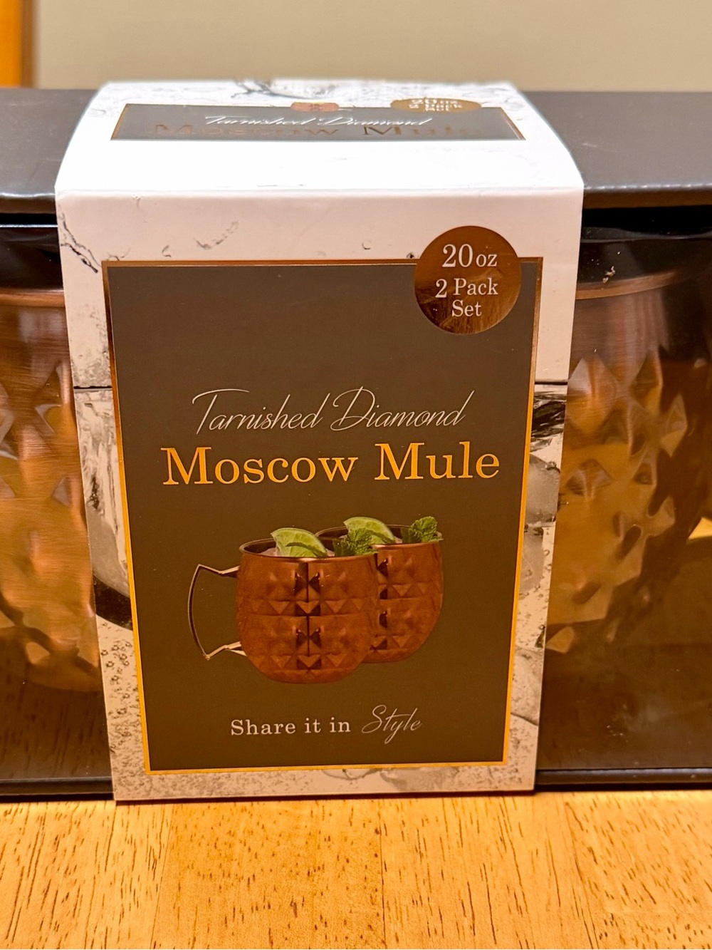 Moscow Mule 20oz Mug Set - Copper 2 Pack
